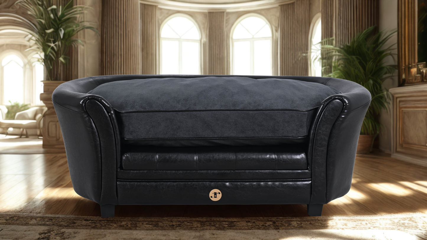Luxury Dog Sofa - WEALTH - Eco-Leather - WITH CUSHION