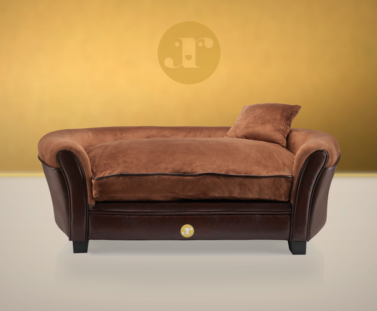 Luxury Dog Sofa - HIGH LIVING - Velvet/Eco-Leather